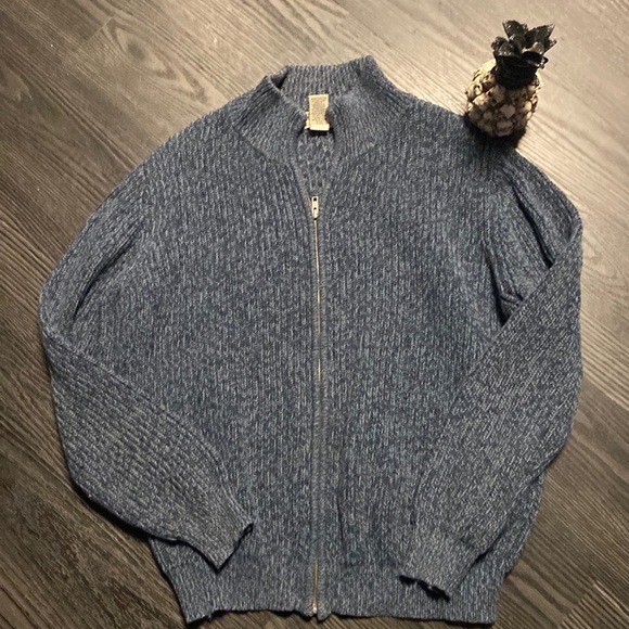 Other - 🍍LLBEAN🍍full zip sweater 🍍size large🍍B-1
